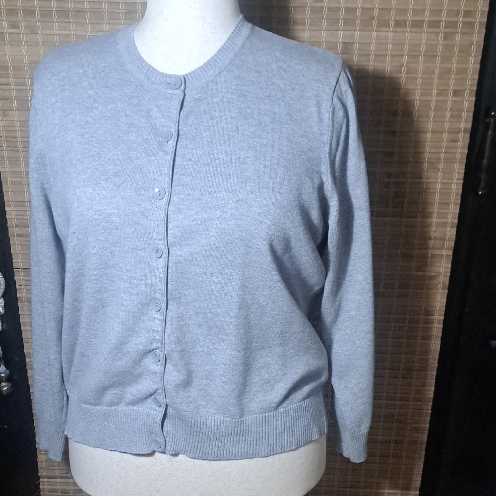 Studio Works Light Gray Women's Cardigan